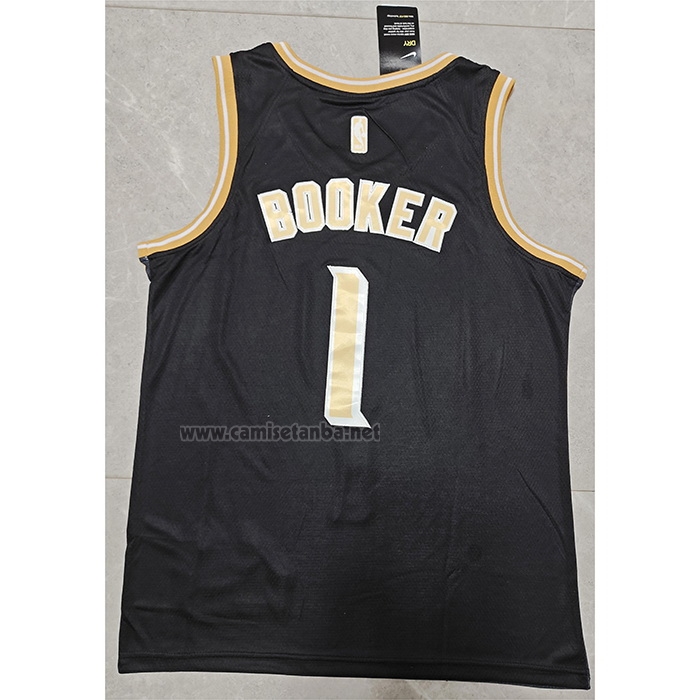 Camiseta Phoenix Suns Devin Booker #1 Select Series Oro Negro